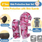 Soft-Style Kids Knee and Elbow Pads with Bike Gloves, Flexible Impact-Resistant Gear for Ages 2-11, Designed for Balance Bikes, Roller-Skating, and Skateboarding