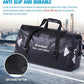 WILD HEART Waterproof Motorcycle Duffel Bag PVC500D Double-bottom With Rope Straps and Inner Pocket 40L 66L 100L for Kayaking, Camping, Boating,Motorcycle
