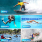 IPX8 Waterproof Phone Pouch Floating, [Expandable Space] Waterproof Bag, Cell Phone Dry Bag with Adjustable Lanyard for iPhone Samsung Google Up to 7.0" White