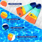 Kids Swim Fins,Short Kids Fins Youth Swimming Flippers for Lap Swimming Training for Children Girls Boys Beginners
