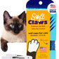 Soft Claws Cat Nail Caps for Medium Cats – (40 Caps, Blue) - Made in USA - Veterinarian-Developed | Protects Furniture & Skin - Easy to Apply, Long-Lasting Anti-Scratch Soft Cat Claw Covers