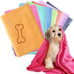 8 Pcs Dog Towels Pet Bath Drying Towels 55 x 28 Inches Large Absorbent Microfiber Quick Fast Drying Soft Beach for Lightweight Cat and Puppy Shower Essentials Cleaning Accessories(Multicolor)