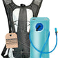Military-Grade Hydration Backpack, 3L Water Reservoir Pack with Insulated Flow Tube, Tactical Outdoor Gear for Hiking Camping Cycling, Adjustable Padded Straps, Weather-Resistant Pack