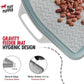 Tuff Pupper 26x21 Large Waterproof Pet Feeding Mat | Designed for Pet Fountains, Dog Gravity Water Bowls, Elevated Feeders | Raised Edges Prevent Spills | Dishwasher Safe | Non Slip Silicone Base