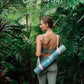 YOGA DESIGN LAB | The Combo Yoga Mat | 2-in-1 Mat+Towel | Eco Luxury | Ideal for Hot Yoga, Power, Bikram, Ashtanga, Sweat | Studio Quality | Includes Carrying Strap!