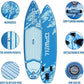 UPWELL 10'6"/11'/11'6" Inflatable Paddle Board, Stand Up Paddlboard for Youth & Adults, Stable Design, Premium SUP Accessories, Backpack, Leash, Hand Pump, Fins