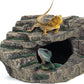 Beared Dragon Tank Accessories for Adults, Snake Hide, Reptile Tank Accessories, Perfect Natural Large Reptile Hide, Professional Turtle Basking Platform (E-Large)