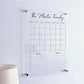 Acrylic Family Planner Wall Calendar - Personalized Calendar 2025, Personalized Dry Erase Board, Dry Erase Calendar, Monthly and Weekly Calendar, New Home Gift, Housewarming Gift