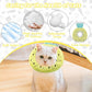 Soft Cat Cone Collar, Cute Cat Recovery Collar Suitable for Small, Medium, Large Cats,Elizabethan Neck Collar for Cats After Surgery (Pineapple, Small)