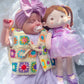 Soft Baby Doll Toys (16''), My First Baby Rag Doll for 1 Year-Old Girl Birthday Gift, Christmas Plush Toys Gift for Toddler Kids Infants-Daydream-Princess-Coral-Violet