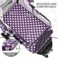 MoNiBloom 3 Wheels Pet Dog Cat Stroller for Small Medium Dogs Cats, Foldable Jogger Stroller w/Storage Basket and Cup Holder, Purple Polka Dots
