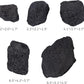 2-8 Inches Large Natural Black Lava Rock 5 PCS Aquarium Rocks for Aquascaping, Aquarium Landscaping, Terrariums, Fish Tank Decoration, Vivariums, Paludarium, Reptile and Amphibian Enclosures