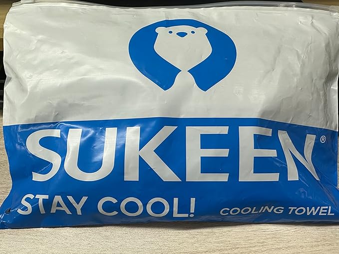Sukkeen Cooling Towel (40"x12"), Soft Breathable Chilly Microfiber Towel for Yoga, Sports & More Activities