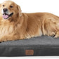 Bedsure XL Dog Beds Large Sized Dog -Orthopedic Flat Extra Large Pet Beds with Removable Washable Cover, Egg Crate Foam Mat, Suitable for Pet Up to 100 lbs