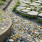 River Rocks 20 Lbs,0.4-1.2 Inch Pebbles for Indoor Plants, High Polished Stones for Garden Landscaping, Smooth Gravel Filler for Outdoor Plants, Succulents, Fish Tank and Vases