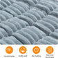 Dog Bed Mat for Car Back Seat Extenders, Washable Non-Slip Travel Cover for Back Seat - 24.8"x54", Grey