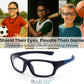 BLUE CUT Sports Protection Goggles, Anti-Fog Lenses Safety Glasses for Basketball, Pickleball and All Outdoor Sports