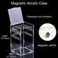 Magnetic Acrylic Case, micro habitat small Tarantula Enclosure enclosure for arboreal Tarantula Scorpion Sling Lizards Mantis Snake Gecko jumping spider snail Insect Isopods (4.7*4.7*7.8 inch)
