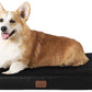 Bedsure Large Dog Bed for Crate - Orthopedic Flat Pet Beds with Removable Washable Cover, Egg Crate Foam Crate Mat, Suitable for Pet Up to 50 lbs