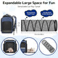 Pawtners Cat Carrier Backpacks Expandable Pet Backpack with Breathable Mesh, Pet Carrier Backpack for Cats Small Dogs Puppies Up to 18 Lbs, Dog Carrier Backpack for Travel Hiking Camping Outdoor Blue