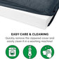 Furhaven Orthopedic Dog Bed for Large Dogs w/ Removable Bolsters & Washable Cover, For Dogs Up to 125 lbs - Quilted Sofa - Iron Gray, Jumbo Plus/XXL
