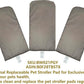 ROODO Pet Stroller Inner Pad for Exclusive Use,Original,Replaceable,Easy to Clean,Set of 3 pc(Gray)