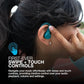JLab JBuds Sport ANC 4 True Wireless Bluetooth Earbuds + Charging Case, Teal, Swipe + Touch Controls, Hybrid Active Noise Cancelation, Multipoint Connect, Customized Settings App