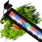 Led Aquarium Light, Full Spectrum Fish Tank Lights, 30 Inch Freshwater Fishtank Hood Lighting for Grow Fish, Plants, Adjustable from 24 to 30in