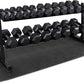 WF Athletic Supply Heavy-Duty Dumbbell Rack Stand, Weight Rack for Home Gym, Weight Holder, Available Sizes for Storage 5-50LB or 5-75LB Dumbbell Pairs, Black/Red/Green/Blue, RACK ONLY