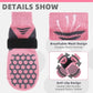 KOOLTAIL Dog Socks for Hot Pavement, Summer Breathable Dog Socks to Prevent Licking Paws, Non Slip Pet Boots & Paw Protectors for Hardwood Floor,Grippy Shoes for Small Medium Large Senior Dogs,Pink L