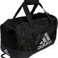 adidas Unisex Defender 4.0 Gym Duffel Bag for Men and Women, Black/Silver Metallic, Small (38L)