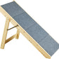 VEVOR Wood Pet Stairs/Pet Steps, 2-in-1 Foldable Wooden Dog Stair for Beds, Sofa and Cars, Dog Stairs & Ramp with 4 Steps for Small Medium Large Pet, up to 150 lbs