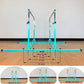 Gymnastics Double Horizontal Bars 3Play Parallel Bars Uneven Bars Gymnastics Training Kip Bar with 304 Stainless Steel Regulating Arms & Fiberglass Rail for Indoor Outdoor Home Club Use