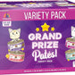 Weruva Wet Cat Food, Grand Prize Patés Variety Pack, 5.5oz Can, Pack of 12