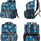 BAGLHER Pet Travel Bag, Double-Layer Pet Supplies Backpack (for All Pet Travel Supplies), Pet Travel Backpack with 2 Silicone Collapsible Bowls and 2 Food Baskets Hawaii