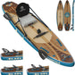 Wild 11'×36"/11'6"×34"/12'6"×33" Inflatable Paddle Board with Seat, One-Stop Premium SUP Board Gears, Tailored 5 Fins, Stable Inflatable Stand Up Paddle Boards for Youth/Adults of All Levels