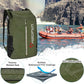 Piscifun Dry Bag Waterproof, Lightweight Dry Backpack Roll-Top Sealed with Waist Pouch and Phone Case Keeps Gear Dry Inside for Kayaking, Boating 10L 20L 30L