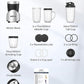 Ganiza Smoothie Blender, 900W Blenders for Shakes and Smoothies, 15-Piece Personal Blender and Grinder Combo for Kitchen, Smoothies Maker with 4 BPA-Free Portable Cup, Nutritious Recipe