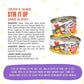 Weruva B.F.F. OMG - Best Feline Friend Oh My Gravy!, Chicken & Salmon Stir It Up with Chicken & Salmon in Gravy, 5.5oz Can (Pack of 8)