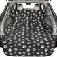 F-color SUV Cargo Liner for Dogs, Upgraded Extra Large Water Resistant Pet Cargo Cover Dog Seat Cover Mat for SUV Sedans Vans with Bumper Flap Protector, Non-Slip, Wear-Proof, Universal Fit, Paw Print