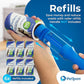 PetLovers Extra Sticky Lint Roller 6 Pack of Refills Only - No Handle Included - 90 Sheets Per Refill 540 Sheets Total