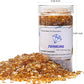 TWINKLING High Luster Crushed Glass Glitter, Broken Glass, Fire Glass Gems Chips for Fire Pit, DIY Resin Art, Epoxy Crafts, Geode Painting, Aquarium Decoration, 6-9mm(370g/13oz.) (Dark Amber)