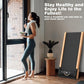 Walking Pad, High Grade Wood Under Desk Treadmill 300LBS Capacity, Max 2.5 HP Electric Treadmill for Home Office Installation-Free with Remote Control LED Display High