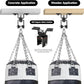 Rotating Punching Bag Hanger with 360degree Swivel Hook Heavy Duty Ceiling Wall Mount for Boxing MMA, Fitness Training Secure Adjustable Steel Bracket Speed Bag Aerial Yoga Swing Gymnastic Rings