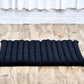 Leewadee Zabuton Seating Cushion – Square Floor Seat for Meditation Exercises, Light Yoga Mat Filled with Kapok