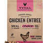 Vital Essentials Freeze-Dried Raw Chicken Meal or Mixer Cat Food Crunchy Nibs, 12 oz