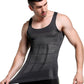 GKVK Mens Slimming Body Shaper Vest Shirt Abs Abdomen Slim