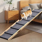 Dog Ramp for Car, 71''x 17'' Extra Long Deluxe Telescoping Design Wooden Pet Ramp, Pet Stair Ramps for Truck SUV with Non-Slip Surface, Portable Outdoor Dog Steps for Medium Large Dogs, Up to 250LBS