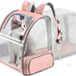 Texsens Innovative Traveler Bubble Backpack Pet Carriers with Upgraded Breathable & Expandable Tent for Cats and Dogs
