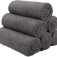 HOMEXCEL Gym Towels 6 Packs, (16x27 inches) Highly Absorbent Yoga Towel, Ultra Soft Hand Towels for Daily Use, Fast Drying Microfiber Workout Towels for Gym, Spa, Fitness, Camping, Hotel